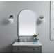 Ayra 36 X 24 inch Silver Mirror