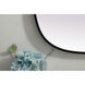 Brynn 40 X 24 inch Black Mirror in 24 x 40