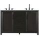 Alina 54 X 34 inch Chocolate Oak Bathroom Vanity Cabinet