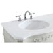Danville 72 X 21 X 36 inch Antique White Vanity Sink Set