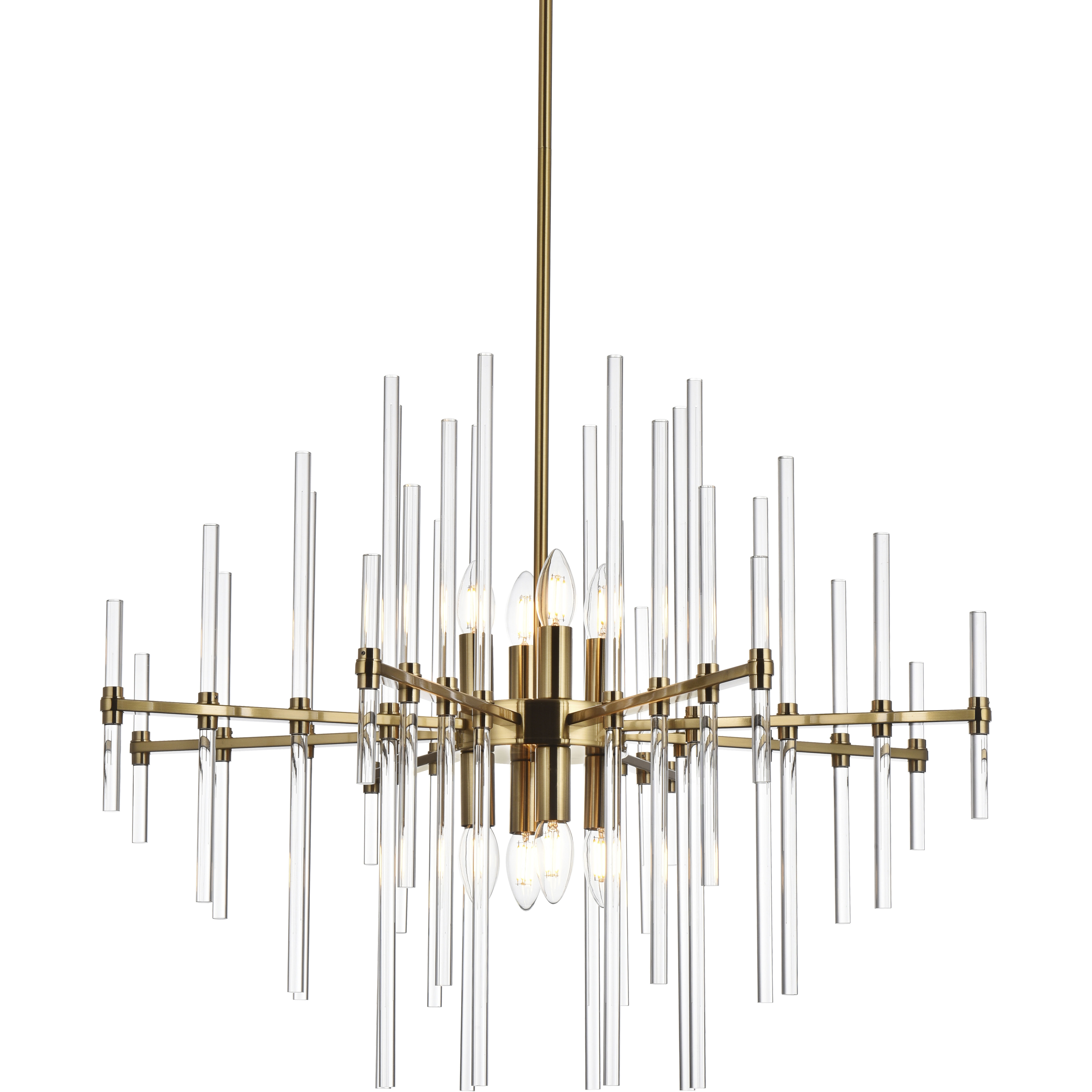 Sienna 8 Light 27 inch Gold Pendant Ceiling Light
