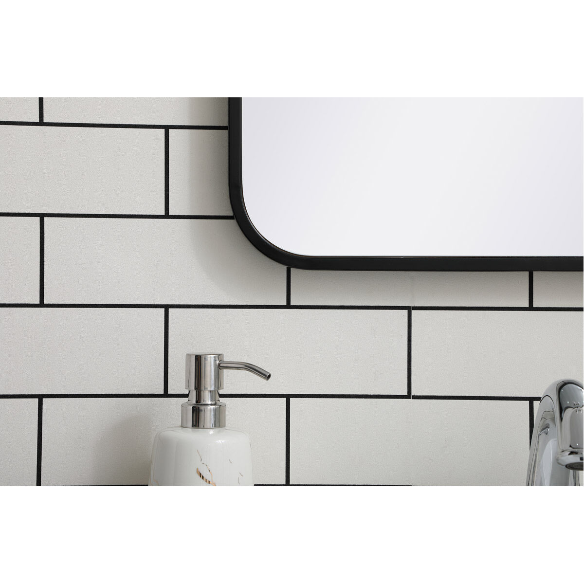 Evermore 36 X 18 inch Black Mirror