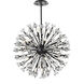 Vera 18 Light 32 inch Black Pendant Ceiling Light