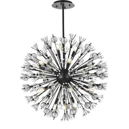 Vera 18 Light 32 inch Black Pendant Ceiling Light