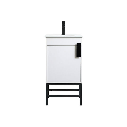 Eugene 19 X 18 X 33.5 inch White Vanity Sink Set