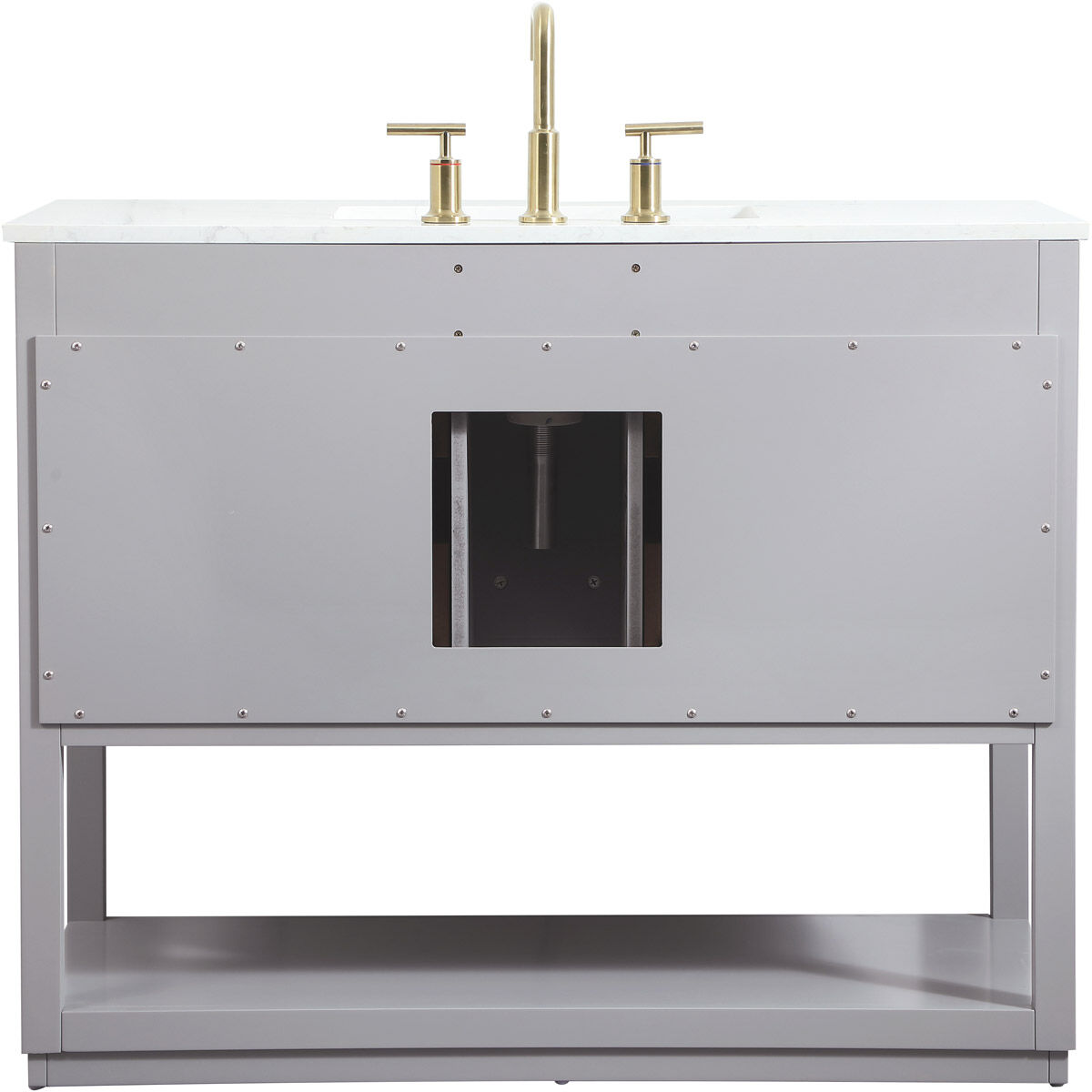Larkin 42 X 22 X 34 inch Grey Vanity Sink Set