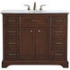 Americana 84 X 22 X 70 inch Teak Vanity Sink Set