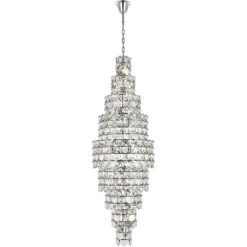 Adaline 41 Light 30 inch Chrome Chandelier Ceiling Light
