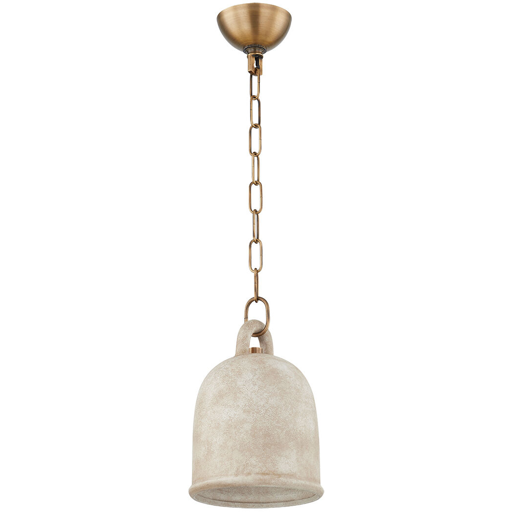 Relic 1 Light 8.25 inch Patina Brass Pendant Ceiling Light