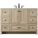 Soma 48 X 34 inch Mango Wood Bathroom Vanity Cabinet