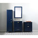 Adian Blue Bathroom Storage Cabinet