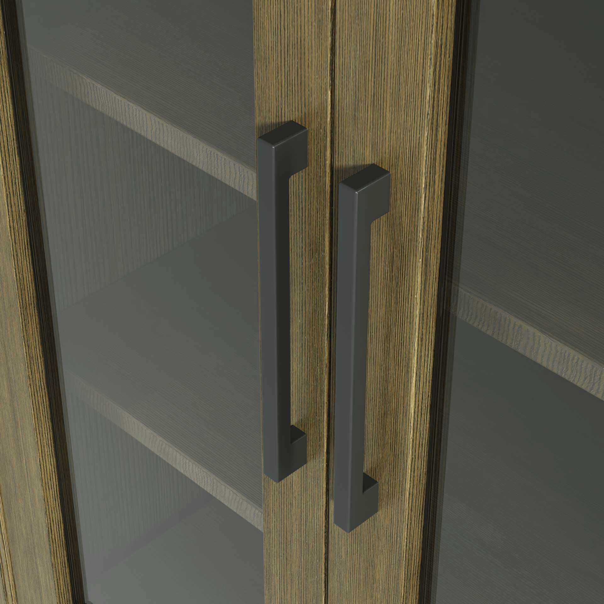 Alina Hazel Oak Bathroom Storage Cabinet