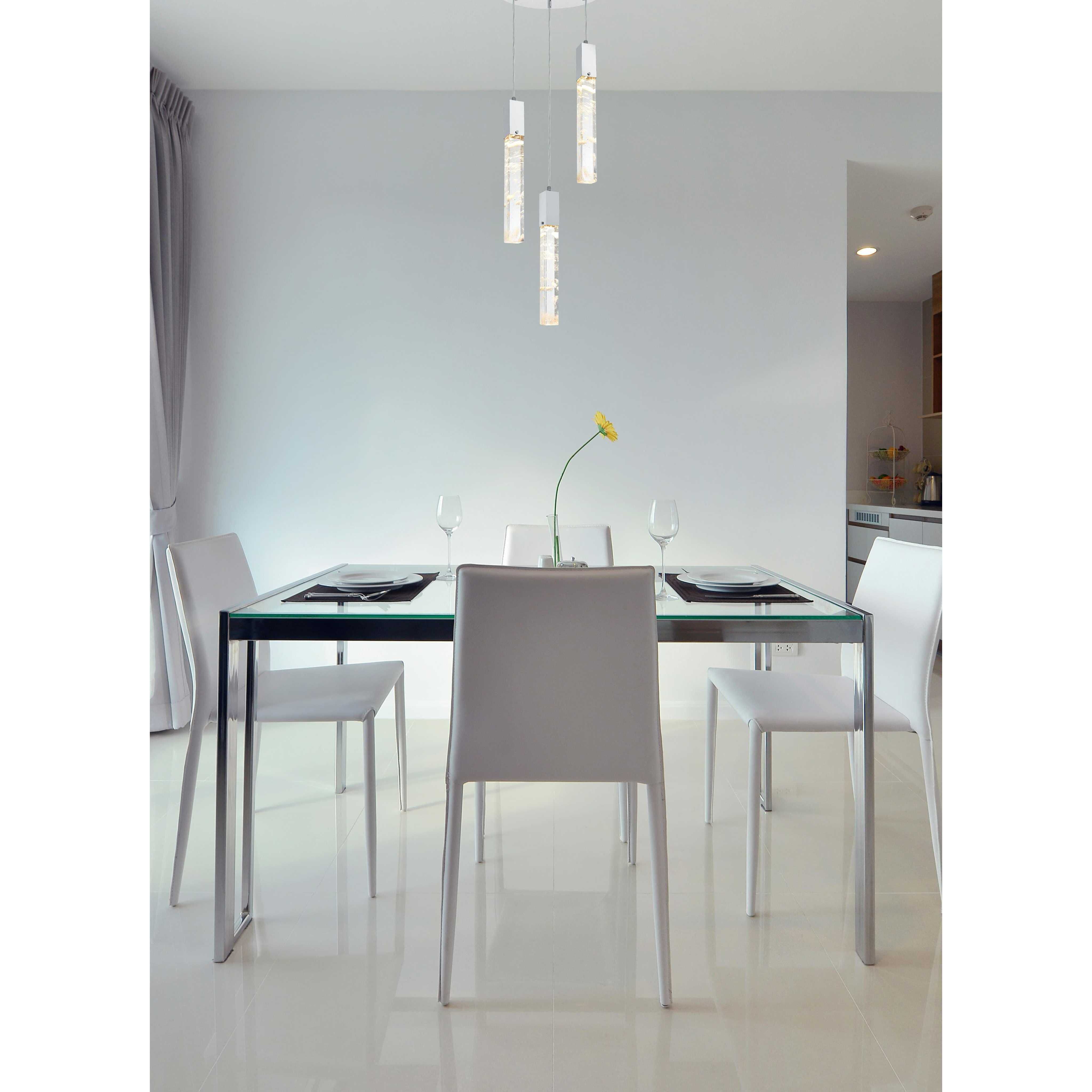 Aurora 3 Light 16 inch Black Chandelier Ceiling Light