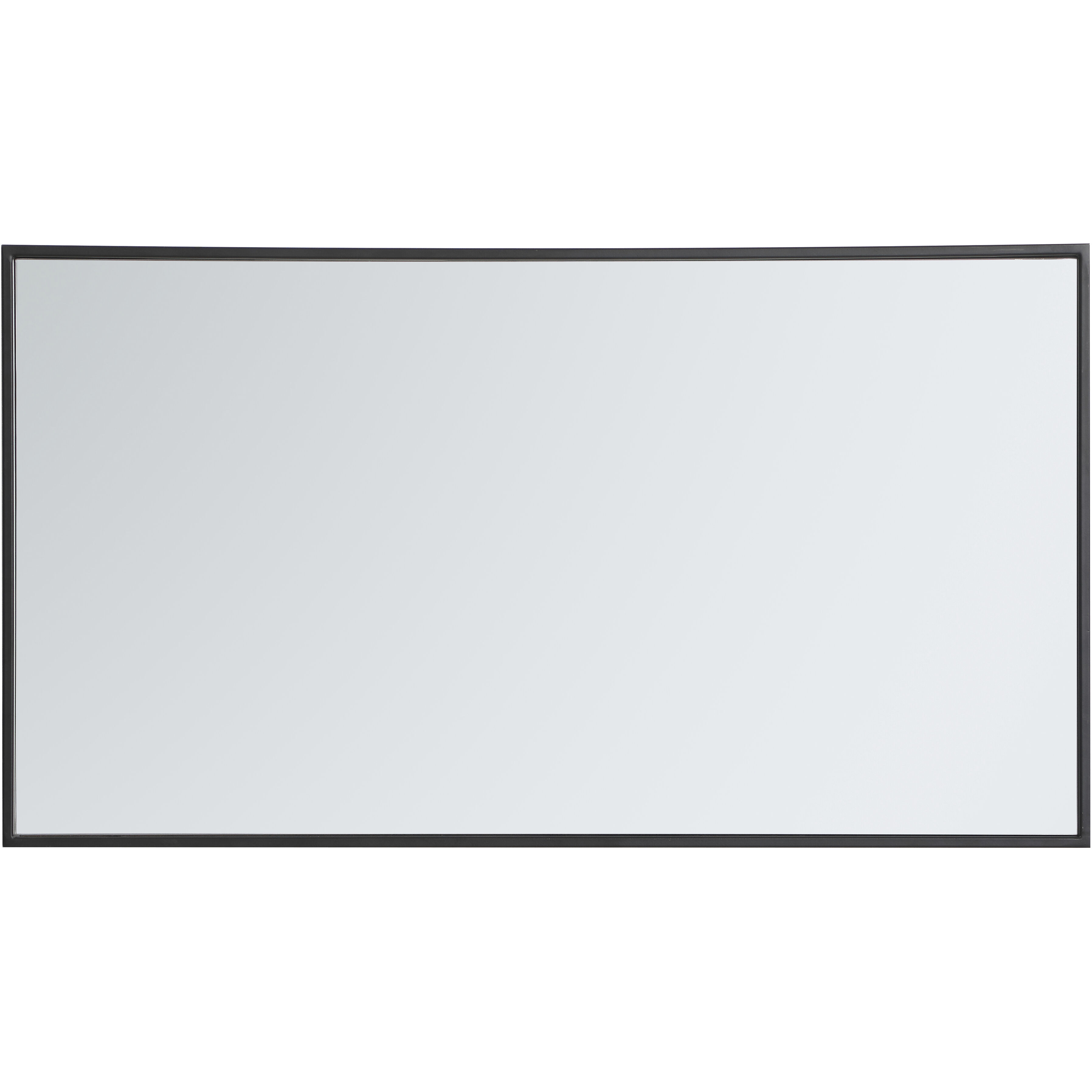 Monet 36 X 20 inch Black Wall Mirror