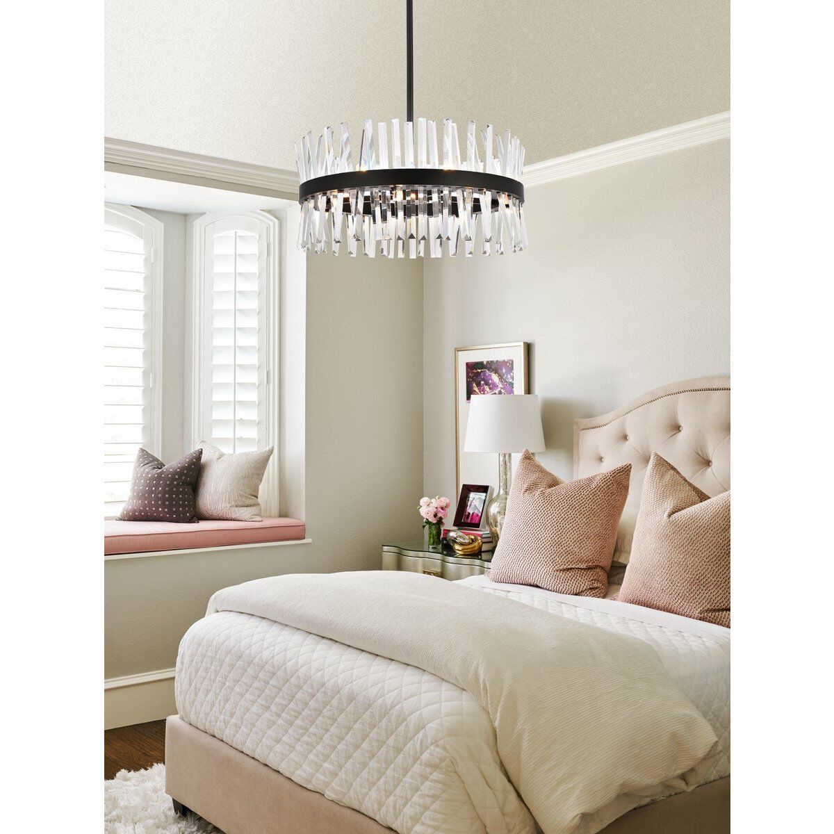 Serephina 14 Light 25 inch Black Pendant Ceiling Light