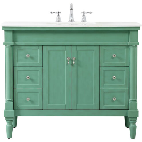 Lexington 42 X 22 X 35 inch Vintage Mint Vanity Sink Set