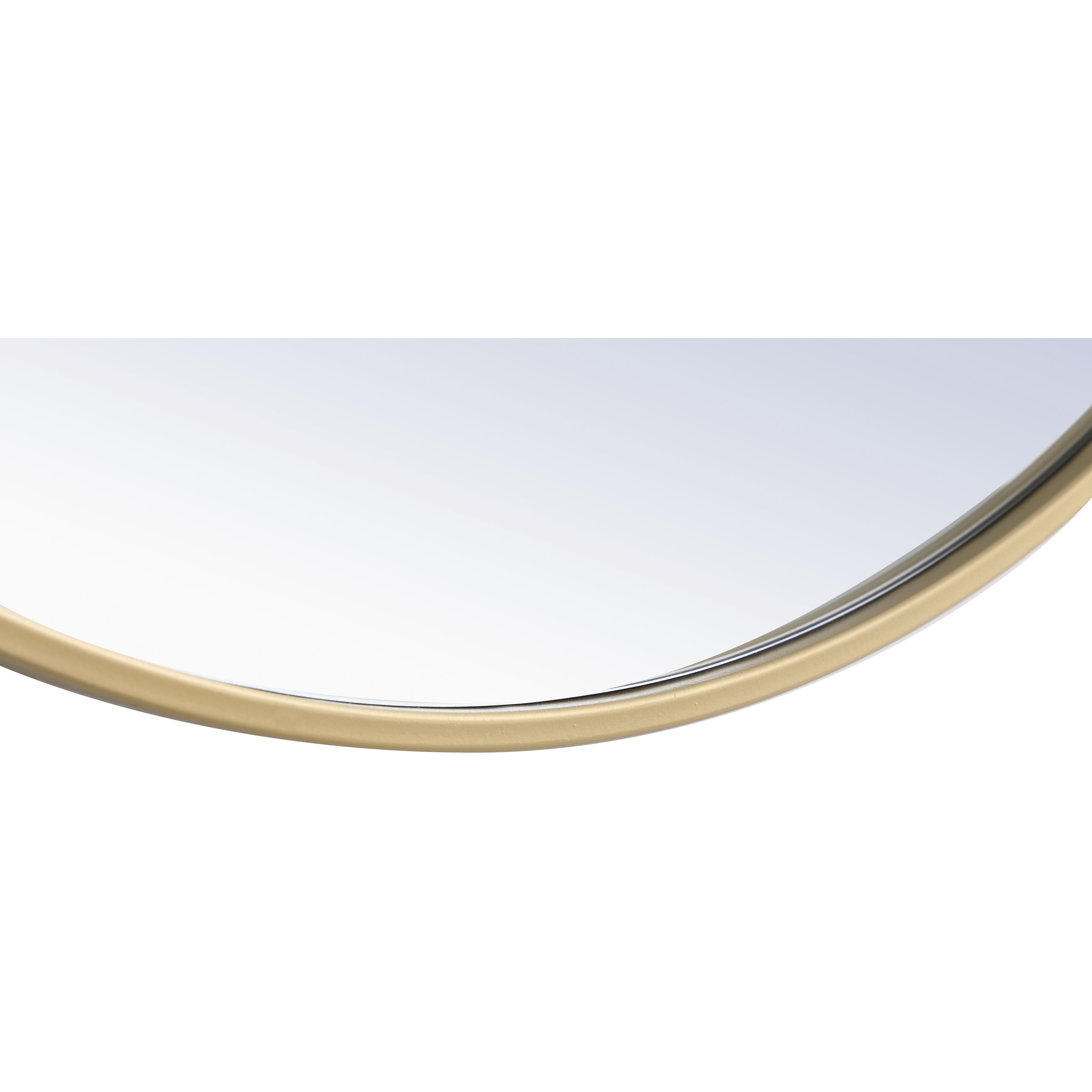 Eternity 28 X 28 inch Brass Wall Mirror