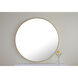 Eternity 32 X 32 inch Brass Wall Mirror