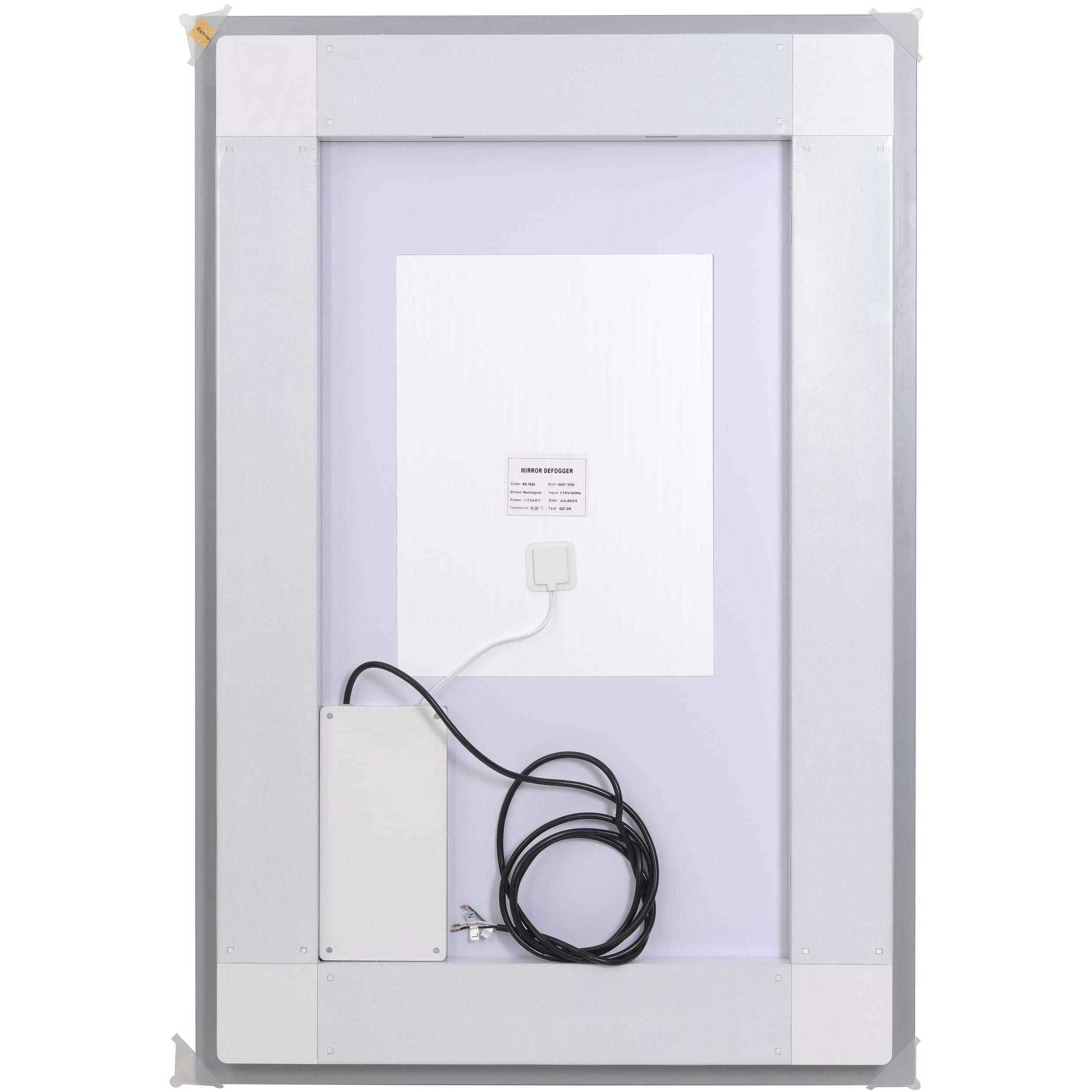 Riven 40 X 30 inch White LED Mirror