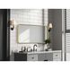 Remy 36 X 18 inch Brass Mirror