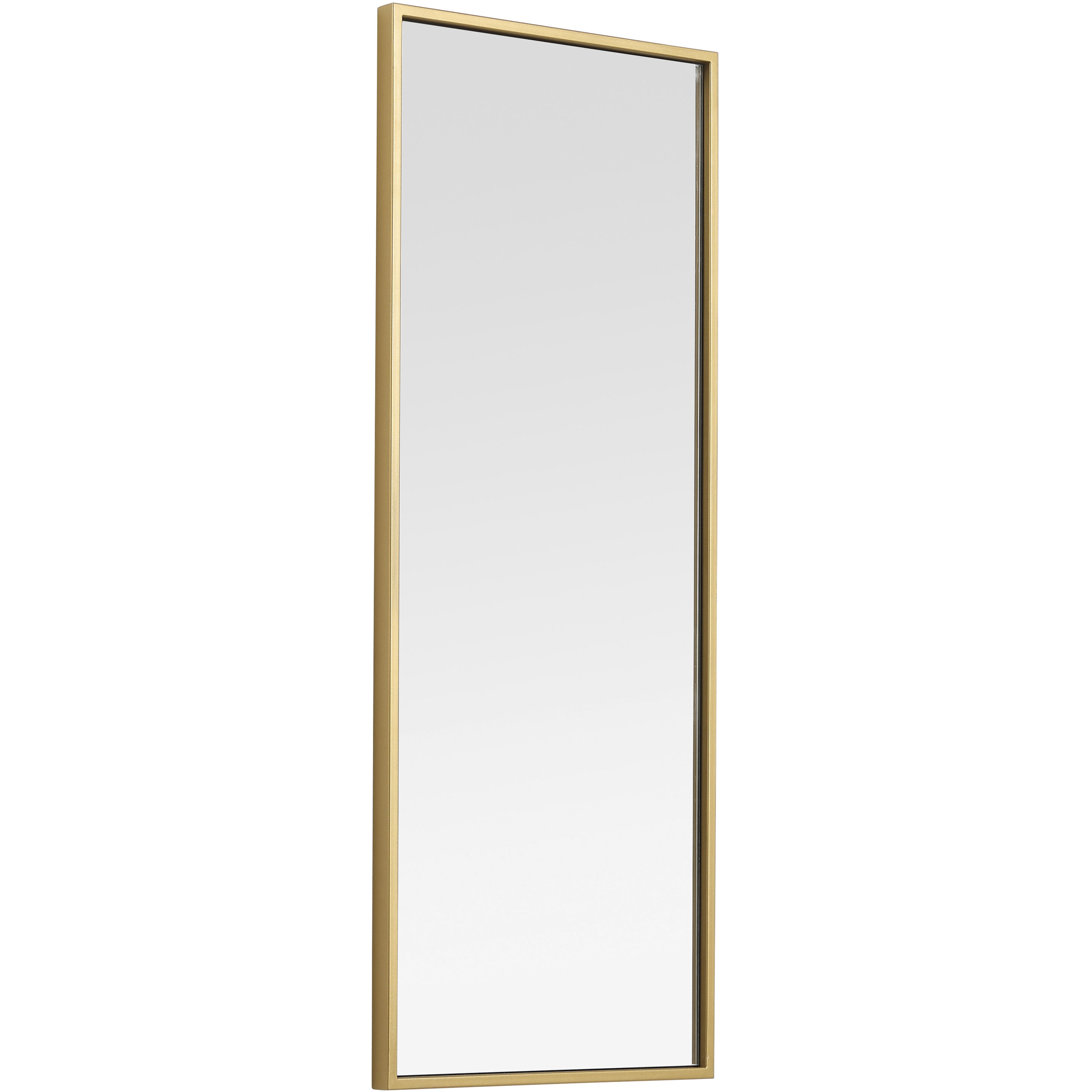 Elegant Lighting MR41436BR Monet 36 X 14 inch Brass Wall Mirror