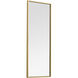 Monet 36 X 14 inch Brass Wall Mirror
