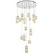 Aston 16 Light 32 inch Chrome Pendant Ceiling Light