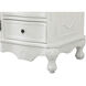 Danville 60 X 21 X 36 inch Antique White Vanity Sink Set