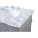 Wesley 60 X 22 X 35 inch Grey Vanity Sink Set