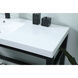 Raya 60 X 22 X 32 inch Black Vanity Sink Set