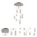 Polaris LED 20 inch Chrome Pendant Ceiling Light, Urban Classic
