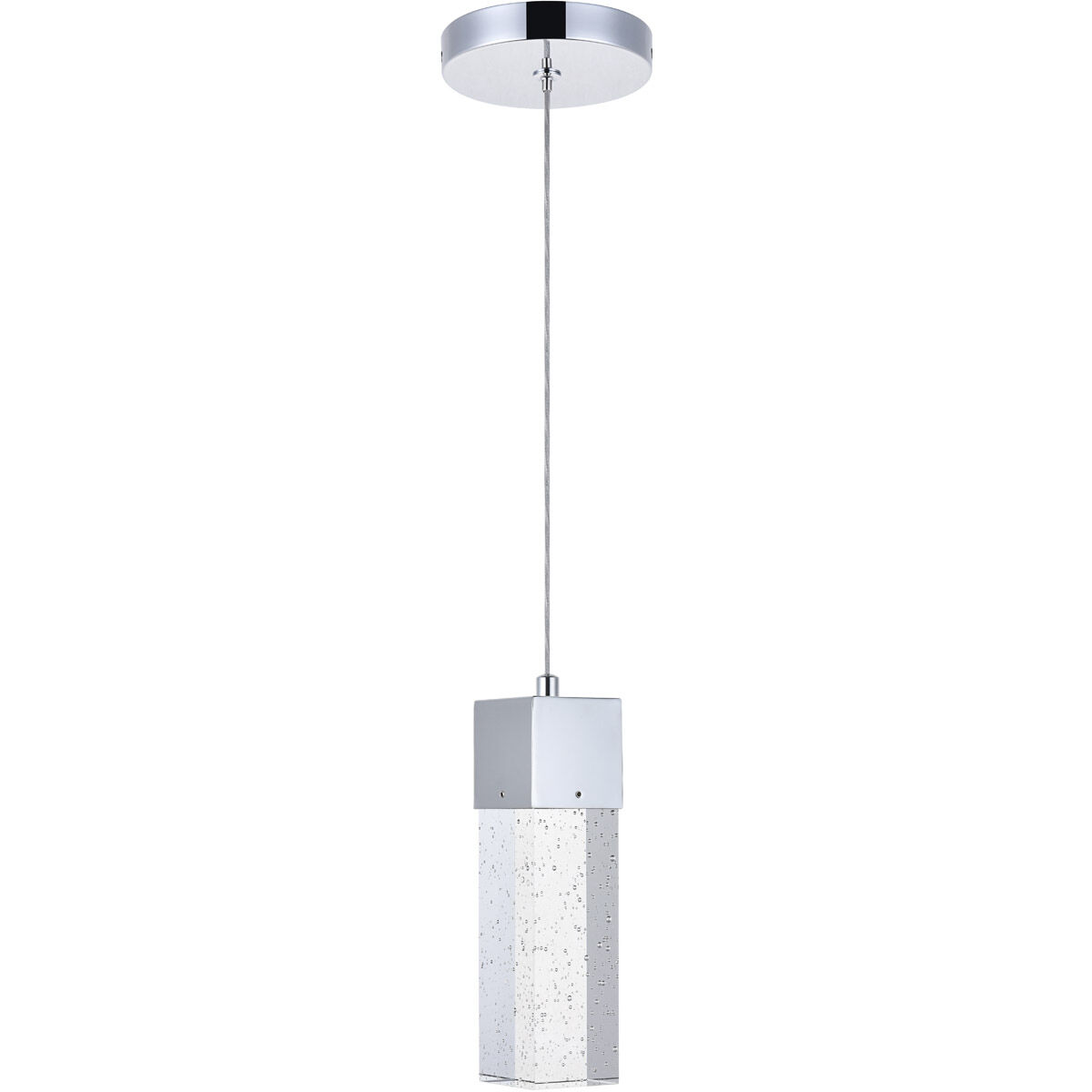 Novastella LED 4.72 inch Chrome Pendant Ceiling Light