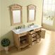 Danville 60 X 21 X 36 inch Antique Beige Vanity Sink Set