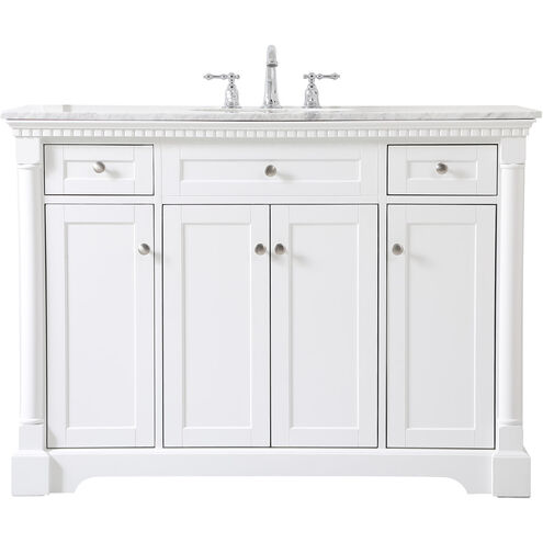 Clarence 48 X 22 X 35 inch White Vanity Sink Set