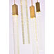 Weston 16 Light 36 inch Satin Gold Pendant Ceiling Light