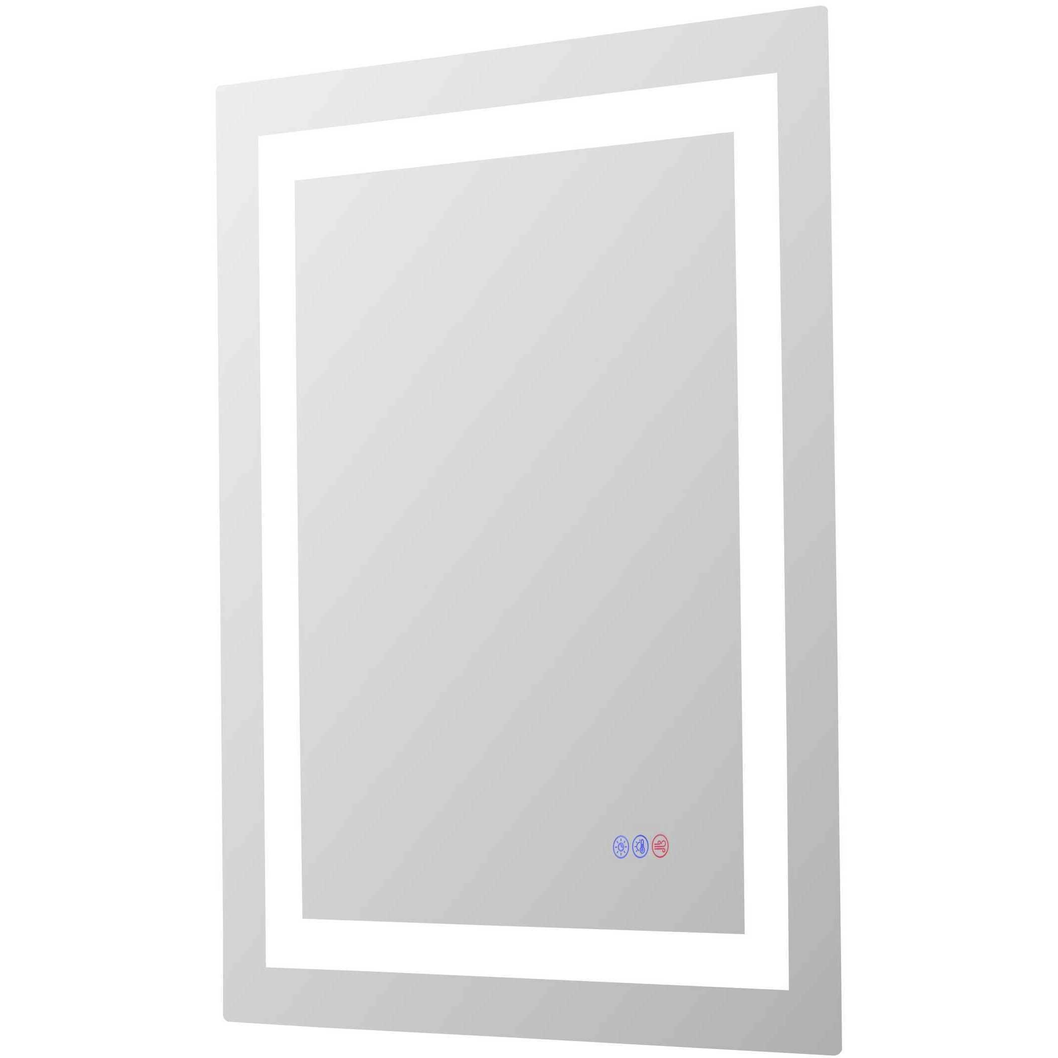 Riven 30 X 24 inch White LED Mirror