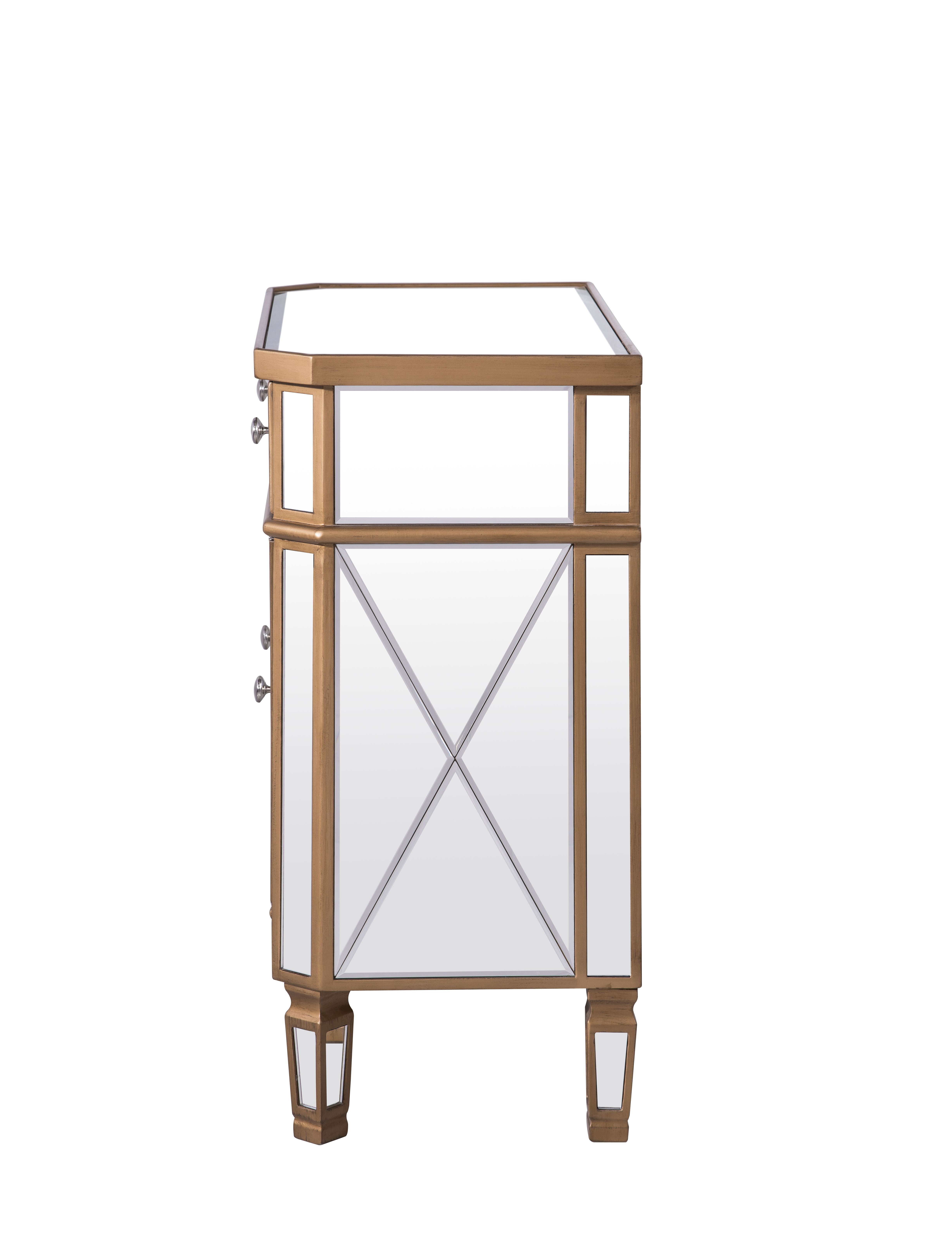 Contempo Gold Paint Cabinet