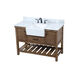 Clement 48 X 22 X 34 inch Driftwood Bathroom Vanity Cabinet