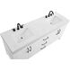 Nathan 72 X 34 inch White Bathroom Vanity Cabinet