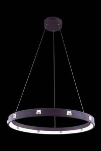 Infinity LED 30 inch Brown Pendant Ceiling Light