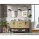 Lennox 54 X 34 inch Honey Brown Bathroom Vanity Cabinet