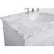 Wesley 42 X 22 X 35 inch White Vanity Sink Set
