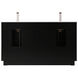 Hayes 60 X 22 X 35 inch Black Vanity Sink Set