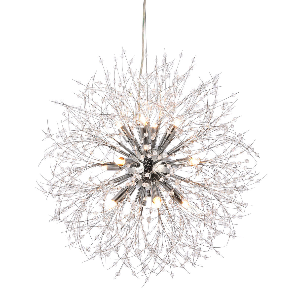 Solace 12 Light 24 inch Chrome Pendant Ceiling Light