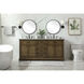Americana 72 X 22 X 35 inch Driftwood Vanity Sink Set