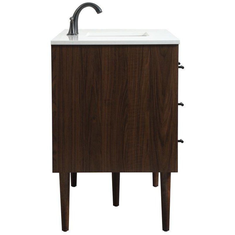 Cyrus 48 X 22 X 33.5 inch Walnut Vanity Sink Set in Not Included