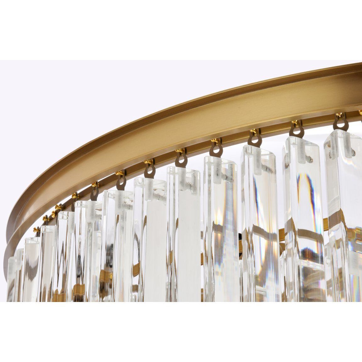 Sydney 42 Light 36.5 inch Satin Gold Chandelier Ceiling Light