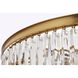 Sydney 42 Light 36.5 inch Satin Gold Chandelier Ceiling Light