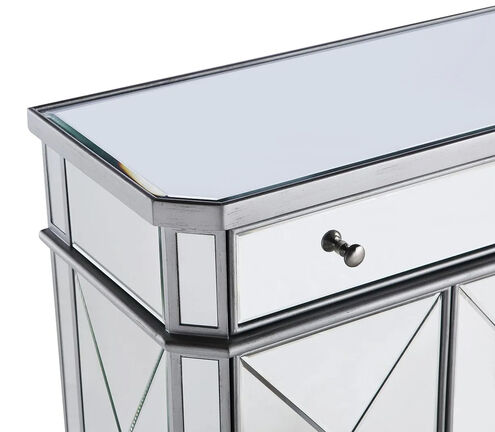 Contempo Silver with Clear Mirror Cabinet