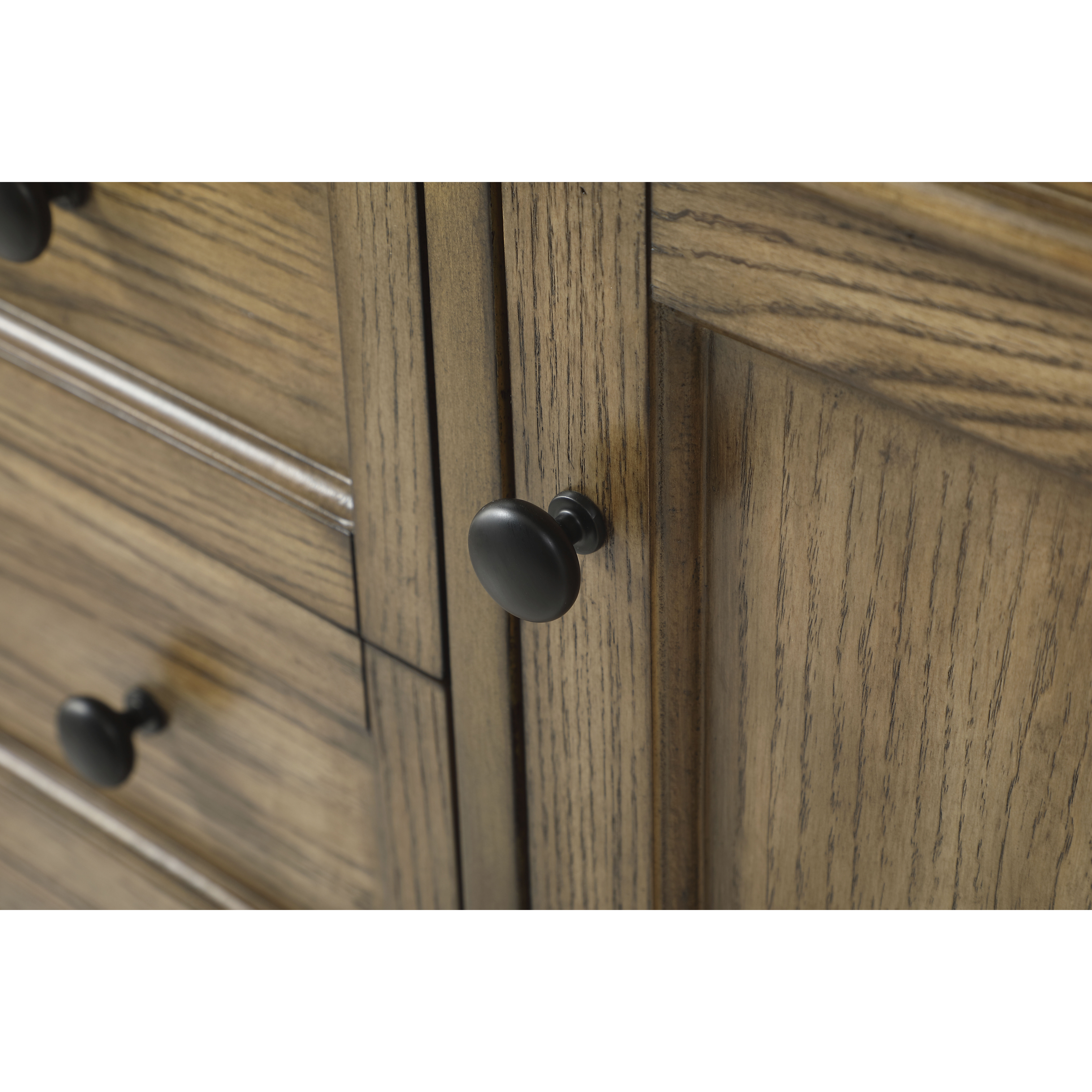 Park Avenue 42 X 21.5 X 35 inch Driftwood Vanity Sink Set in Dark Walnut